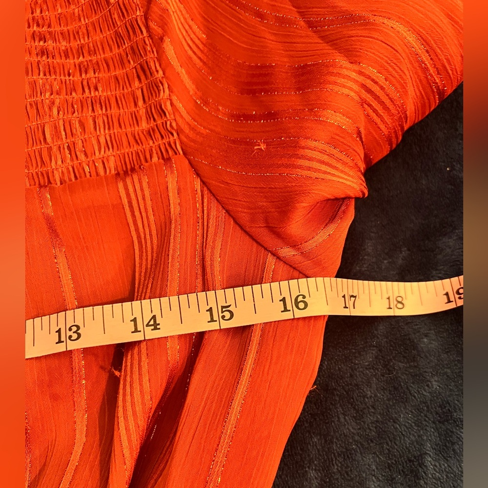 NANETTE NANETTE LEPORE
Women's Smocked Handkerchief Hem Midi Dress Size 6 NWT - Picture 8 of 12